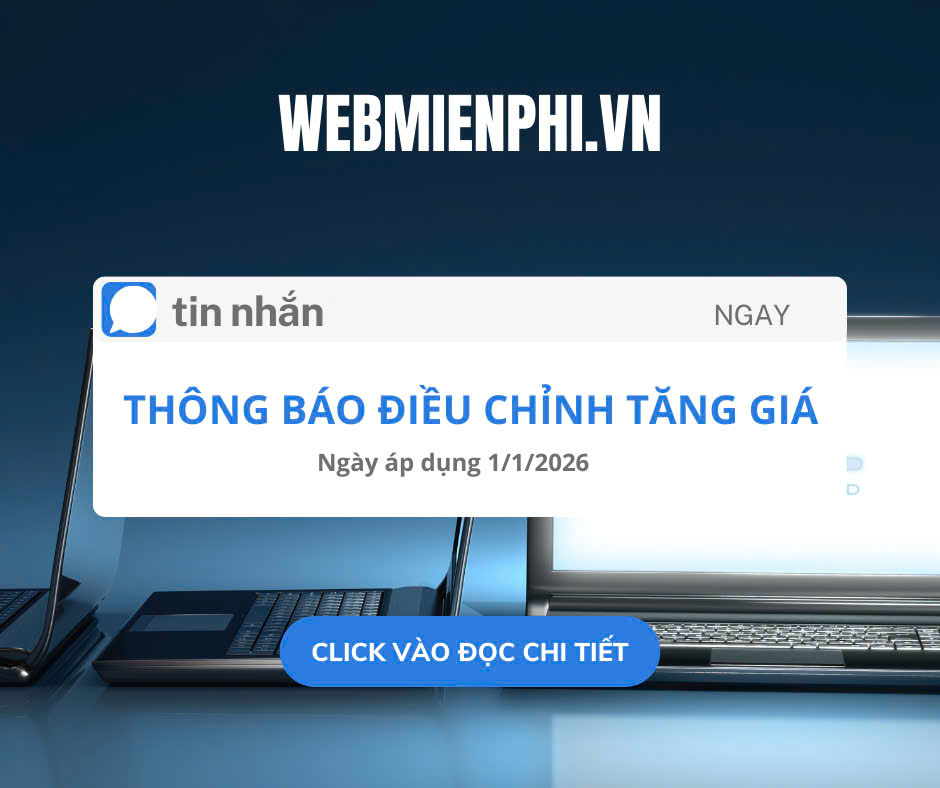 Thông báo điều chỉnh giá từ 1/1/2026