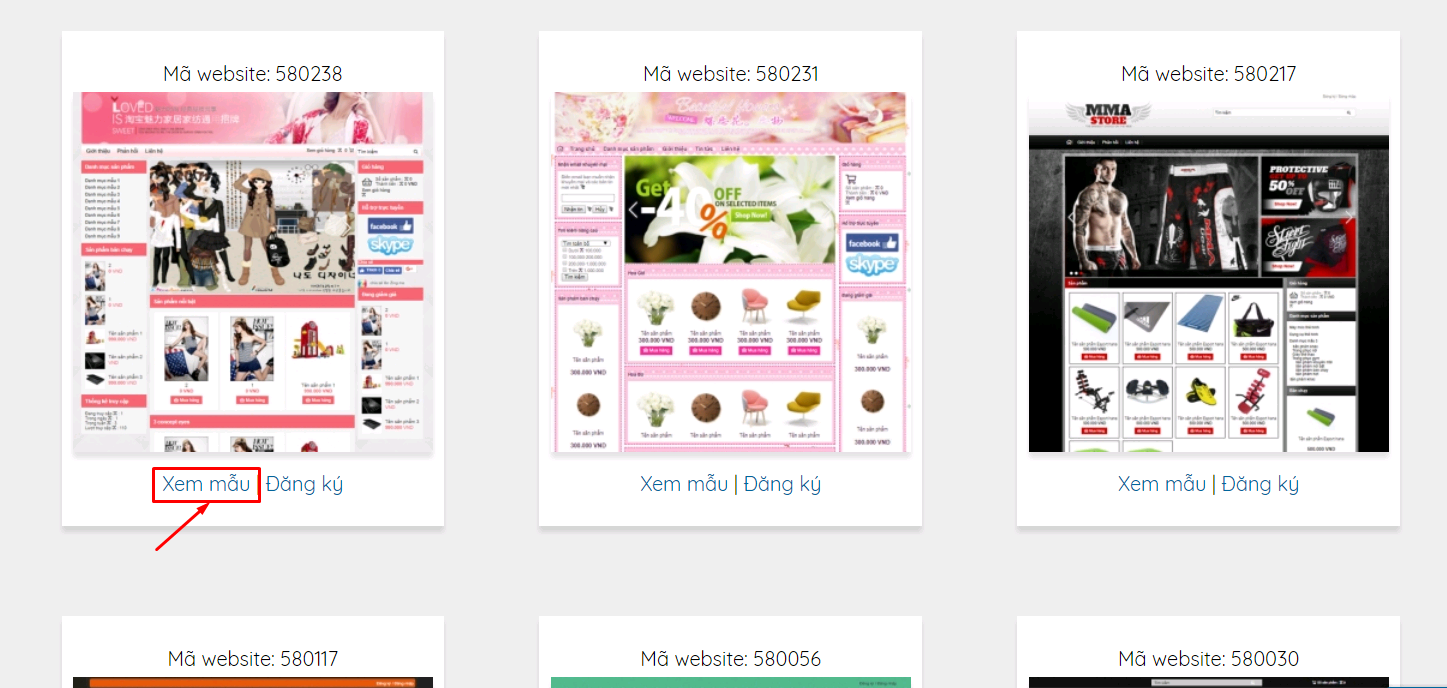 tạo web bán hàng miễn phí